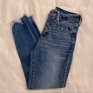 Abercrombie and Fitch Simone High Rise Ankle Jeans
